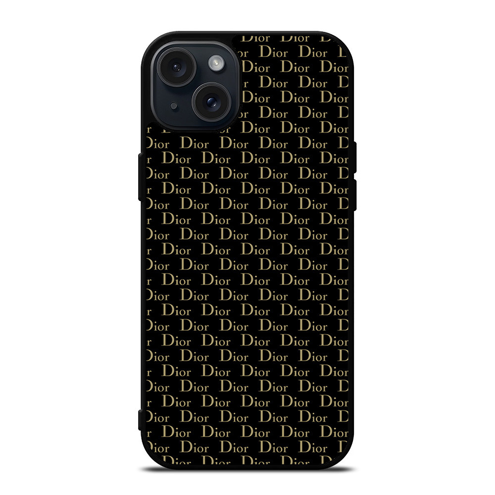 CHRISTIAN DIOR LOGO PATTERN iPhone 15 Plus Case Cover